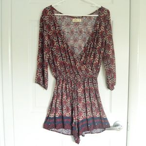 Hollister Long Sleeve Romper